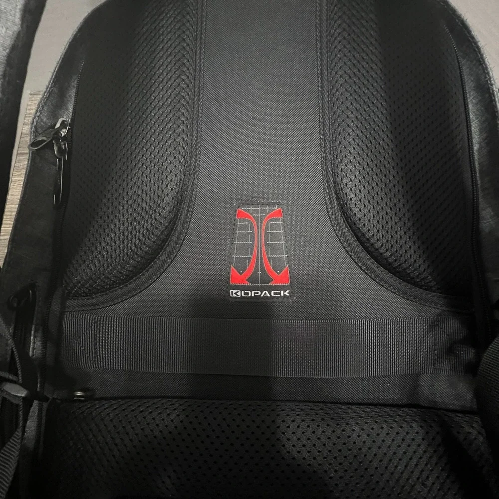 Kopack Laptop Backpack USB Charging Port Anti-Theft‎ Grey Travel Work Bag